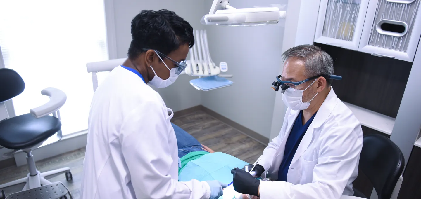 Patient care at Jeffrey Ryu, DMD